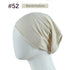 New Winter Autumn Soft Solid Color Inner Hijab  Cap Lightweight Muslim Turban Elegant Hijab Caps Hat Islam Under Scarf  Undercap Bonnet Color Soft Jersey Stretch Hijab's Tube Cap Hat Hijab Bonnet Muslim Women Scarf Turbans Head For Women