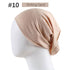 New Winter Autumn Soft Solid Color Inner Hijab  Cap Lightweight Muslim Turban Elegant Hijab Caps Hat Islam Under Scarf  Undercap Bonnet Color Soft Jersey Stretch Hijab's Tube Cap Hat Hijab Bonnet Muslim Women Scarf Turbans Head For Women