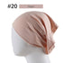 New Winter Autumn Soft Solid Color Inner Hijab  Cap Lightweight Muslim Turban Elegant Hijab Caps Hat Islam Under Scarf  Undercap Bonnet Color Soft Jersey Stretch Hijab's Tube Cap Hat Hijab Bonnet Muslim Women Scarf Turbans Head For Women