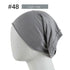 New Winter Autumn Soft Solid Color Inner Hijab  Cap Lightweight Muslim Turban Elegant Hijab Caps Hat Islam Under Scarf  Undercap Bonnet Color Soft Jersey Stretch Hijab's Tube Cap Hat Hijab Bonnet Muslim Women Scarf Turbans Head For Women