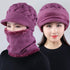 New Winter Balaclava Beanies Mother Hat Women Warm Thick Skellies Riding Outdoor Hats Gorgas Stripes Beanie Cap Mask Scarf Hat Set Outdoor Sport Warm Beanies Hat For Men Knitted Hats Bandana Hiking Camping Kid Neck Warmer Cap