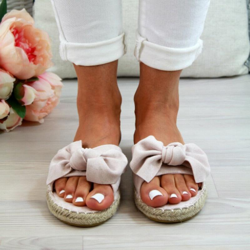 New Women Cute Slippers Open Toe  Casual Shoes Outdoor Beach Flops Unisex Cute Soft Sole Indoor Bedroom Slippers Beautiful Comfort Slip-On House Shoes Spa Sandals For Indoor Outdoor Anti-Skid Sole