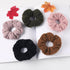New Women Cute Teddy Velvet Scrunchies Elastic Hair Band Faux Fur Hair Rope Girl's Hair Tie Accessories Ponytail Holder Accessories for Women And Girls