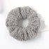 New Women Cute Teddy Velvet Scrunchies Elastic Hair Band Faux Fur Hair Rope Girl's Hair Tie Accessories Ponytail Holder Accessories for Women And Girls