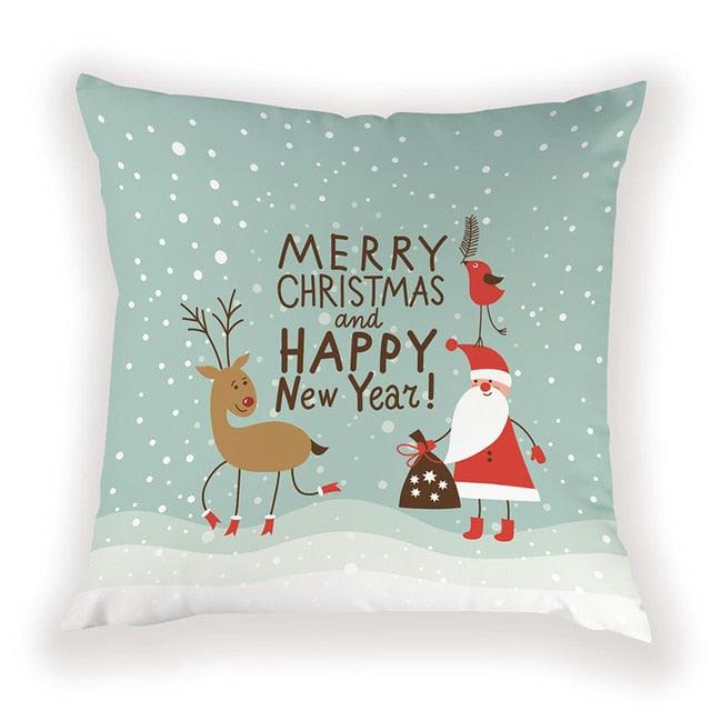 New Year Christmas Decorations Pillows Cover Christmas Décor for Home Christmas Tree Snowflake Snowman Reindeer Home Decor Throw Pillow Case Cushion Cover Santa Merry Christmas Gift Xmas 45x45cm - STEVVEX Decor - 54, American Luxury cushions, Animal Pillowcase, Animals Cushion Covers, christmas decor, Christmas Decoration Covers, Christmas Gifts, Cushion, Cushion Cover, Decorative Pillow Case, home decor, Home Design, Pillow, Pillow Case, Pillow covers, Santa Claus Cushion Covers - Stevvex.com