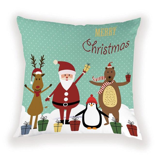 New Year Christmas Decorations Pillows Cover Christmas Décor for Home Christmas Tree Snowflake Snowman Reindeer Home Decor Throw Pillow Case Cushion Cover Santa Merry Christmas Gift Xmas 45x45cm - STEVVEX Decor - 54, American Luxury cushions, Animal Pillowcase, Animals Cushion Covers, christmas decor, Christmas Decoration Covers, Christmas Gifts, Cushion, Cushion Cover, Decorative Pillow Case, home decor, Home Design, Pillow, Pillow Case, Pillow covers, Santa Claus Cushion Covers - Stevvex.com