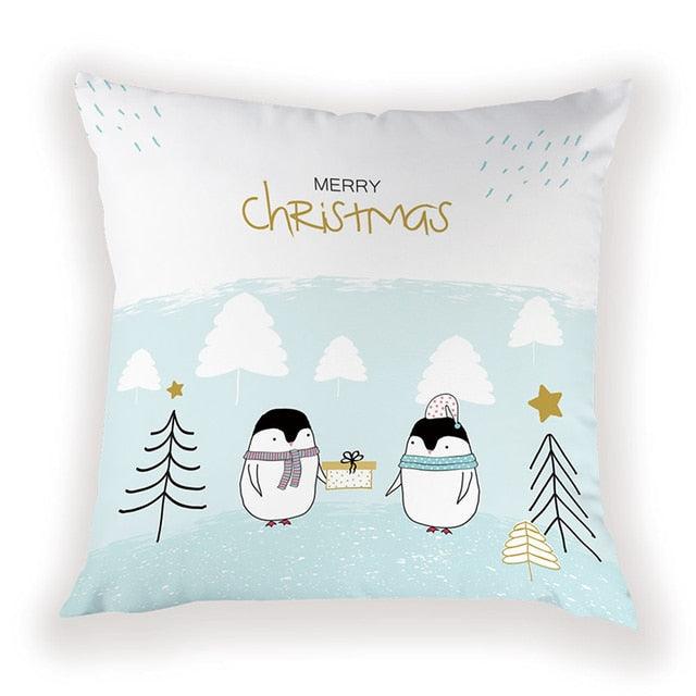 New Year Christmas Decorations Pillows Cover Christmas Décor for Home Christmas Tree Snowflake Snowman Reindeer Home Decor Throw Pillow Case Cushion Cover Santa Merry Christmas Gift Xmas 45x45cm - STEVVEX Decor - 54, American Luxury cushions, Animal Pillowcase, Animals Cushion Covers, christmas decor, Christmas Decoration Covers, Christmas Gifts, Cushion, Cushion Cover, Decorative Pillow Case, home decor, Home Design, Pillow, Pillow Case, Pillow covers, Santa Claus Cushion Covers - Stevvex.com