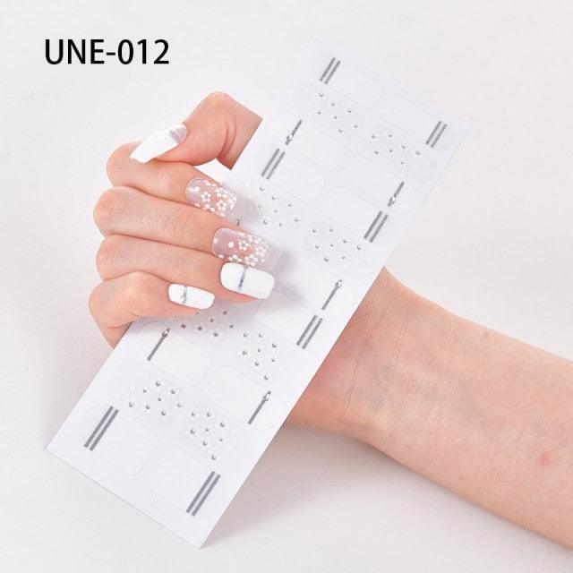 New Year Nail Art Decoration Sticker Manicure French Shiny Sequins Nail Polish Strips Wraps Accessories Manicure Nail Art Stickers French Tip Guides Stickers French Nail Stickers Form Fringe Guides for Decoration Stencil Tools - ALLURELATION - 554, Art Sticker, Decoration Sticker, DIY Decoration, DIY Manicure, French Nail, French Nail Stickers, Manicure, Nail Art, Nail Art Decoration, Nail Polish Strips, Nail Stickers, non-toxic, Stencil Tools, Strips Wraps, toenails - Stevvex.com