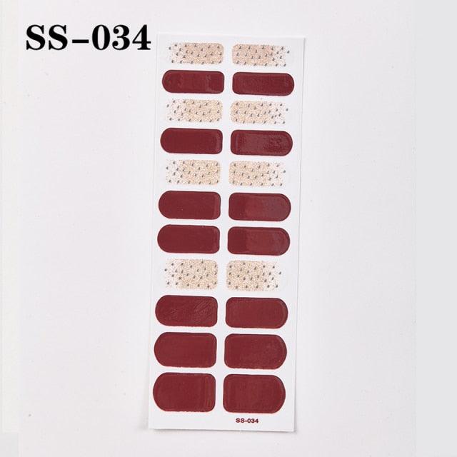 New Year Nail Art Decoration Sticker Manicure French Shiny Sequins Nail Polish Strips Wraps Accessories Manicure Nail Art Stickers French Tip Guides Stickers French Nail Stickers Form Fringe Guides for Decoration Stencil Tools - ALLURELATION - 554, Art Sticker, Decoration Sticker, DIY Decoration, DIY Manicure, French Nail, French Nail Stickers, Manicure, Nail Art, Nail Art Decoration, Nail Polish Strips, Nail Stickers, non-toxic, Stencil Tools, Strips Wraps, toenails - Stevvex.com