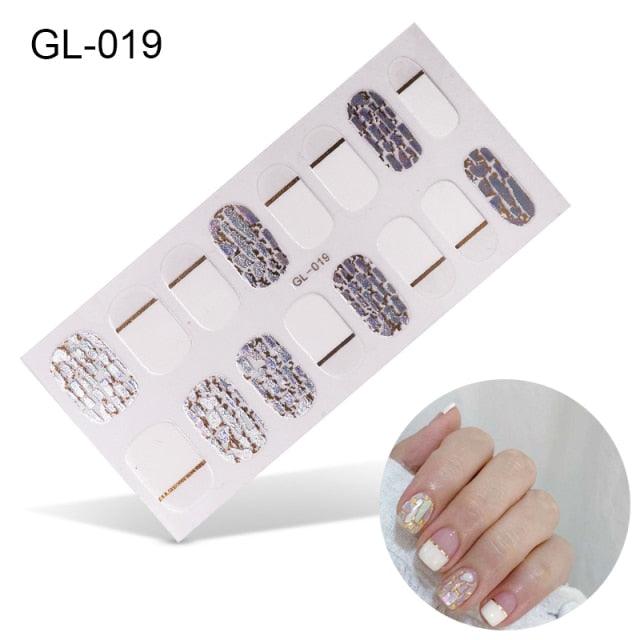 New Year Nail Art Decoration Sticker Manicure French Shiny Sequins Nail Polish Strips Wraps Accessories Manicure Nail Art Stickers French Tip Guides Stickers French Nail Stickers Form Fringe Guides for Decoration Stencil Tools - ALLURELATION - 554, Art Sticker, Decoration Sticker, DIY Decoration, DIY Manicure, French Nail, French Nail Stickers, Manicure, Nail Art, Nail Art Decoration, Nail Polish Strips, Nail Stickers, non-toxic, Stencil Tools, Strips Wraps, toenails - Stevvex.com