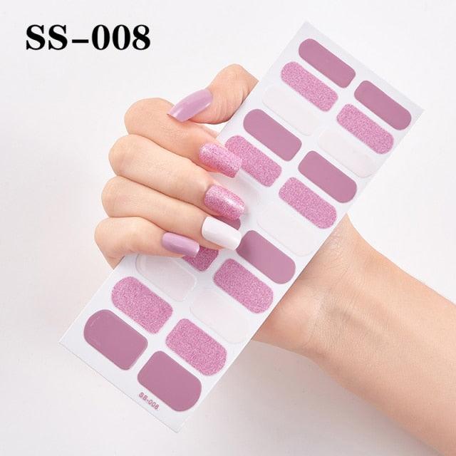 New Year Nail Art Decoration Sticker Manicure French Shiny Sequins Nail Polish Strips Wraps Accessories Manicure Nail Art Stickers French Tip Guides Stickers French Nail Stickers Form Fringe Guides for Decoration Stencil Tools - ALLURELATION - 554, Art Sticker, Decoration Sticker, DIY Decoration, DIY Manicure, French Nail, French Nail Stickers, Manicure, Nail Art, Nail Art Decoration, Nail Polish Strips, Nail Stickers, non-toxic, Stencil Tools, Strips Wraps, toenails - Stevvex.com