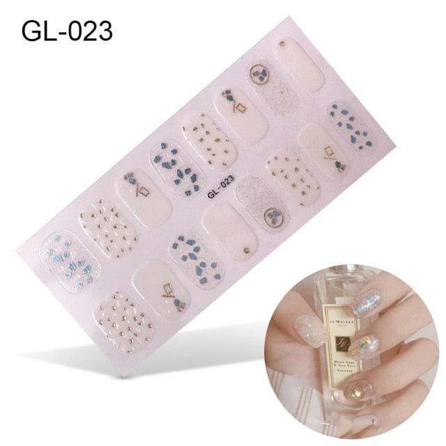 New Year Nail Art Decoration Sticker Manicure French Shiny Sequins Nail Polish Strips Wraps Accessories Manicure Nail Art Stickers French Tip Guides Stickers French Nail Stickers Form Fringe Guides for Decoration Stencil Tools - ALLURELATION - 554, Art Sticker, Decoration Sticker, DIY Decoration, DIY Manicure, French Nail, French Nail Stickers, Manicure, Nail Art, Nail Art Decoration, Nail Polish Strips, Nail Stickers, non-toxic, Stencil Tools, Strips Wraps, toenails - Stevvex.com