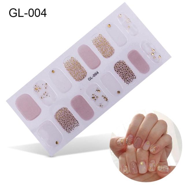 New Year Nail Art Decoration Sticker Manicure French Shiny Sequins Nail Polish Strips Wraps Accessories Manicure Nail Art Stickers French Tip Guides Stickers French Nail Stickers Form Fringe Guides for Decoration Stencil Tools - ALLURELATION - 554, Art Sticker, Decoration Sticker, DIY Decoration, DIY Manicure, French Nail, French Nail Stickers, Manicure, Nail Art, Nail Art Decoration, Nail Polish Strips, Nail Stickers, non-toxic, Stencil Tools, Strips Wraps, toenails - Stevvex.com