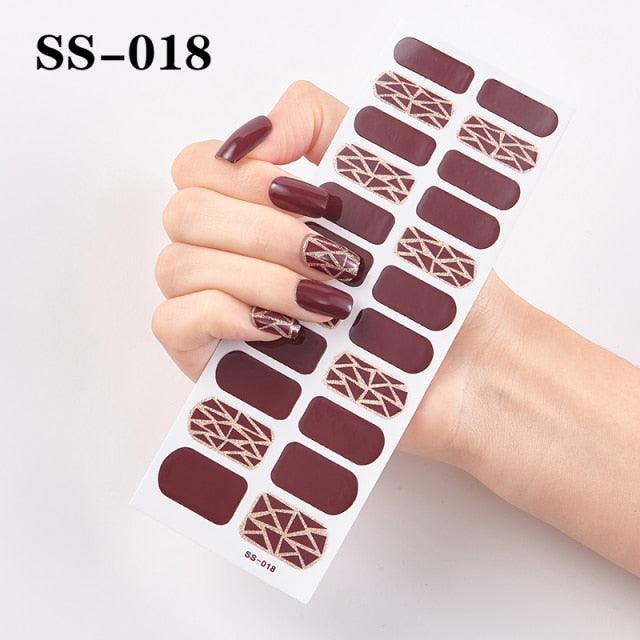 New Year Nail Art Decoration Sticker Manicure French Shiny Sequins Nail Polish Strips Wraps Accessories Manicure Nail Art Stickers French Tip Guides Stickers French Nail Stickers Form Fringe Guides for Decoration Stencil Tools - ALLURELATION - 554, Art Sticker, Decoration Sticker, DIY Decoration, DIY Manicure, French Nail, French Nail Stickers, Manicure, Nail Art, Nail Art Decoration, Nail Polish Strips, Nail Stickers, non-toxic, Stencil Tools, Strips Wraps, toenails - Stevvex.com