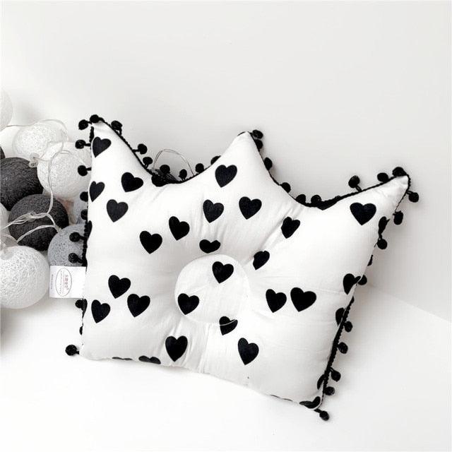 Newborn Baby Shaping Pillow Cute Crown Shape Backrest Cushion Anti-head Correction Bed Neck Support Pillows Baby Pillow Baby Bedding Air Mesh Organic Cotton Soft Baby Pillow Newborn Anti Flat Head Syndrome for Crib Cot Baby Pillow - ALLURELATION - 552, Baby Cotton U-shaped Pillow, Baby Highchair Stroller, Baby Nursing Cushion, Baby Pillow, Baby Pillow Car, Baby Pillow Car Belt, Baby Pillow Car Safety Belt, Baby Pillow Safety Belt, Back Cushion, Back Lumbar Support - Stevvex.com