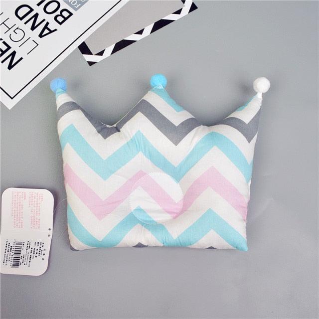 Newborn Baby Shaping Pillow Cute Crown Shape Backrest Cushion Anti-head Correction Bed Neck Support Pillows Baby Pillow Baby Bedding Air Mesh Organic Cotton Soft Baby Pillow Newborn Anti Flat Head Syndrome for Crib Cot Baby Pillow - ALLURELATION - 552, Baby Cotton U-shaped Pillow, Baby Highchair Stroller, Baby Nursing Cushion, Baby Pillow, Baby Pillow Car, Baby Pillow Car Belt, Baby Pillow Car Safety Belt, Baby Pillow Safety Belt, Back Cushion, Back Lumbar Support - Stevvex.com