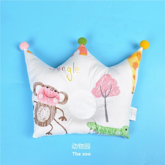 Newborn Baby Shaping Pillow Cute Crown Shape Backrest Cushion Anti-head Correction Bed Neck Support Pillows Baby Pillow Baby Bedding Air Mesh Organic Cotton Soft Baby Pillow Newborn Anti Flat Head Syndrome for Crib Cot Baby Pillow - ALLURELATION - 552, Baby Cotton U-shaped Pillow, Baby Highchair Stroller, Baby Nursing Cushion, Baby Pillow, Baby Pillow Car, Baby Pillow Car Belt, Baby Pillow Car Safety Belt, Baby Pillow Safety Belt, Back Cushion, Back Lumbar Support - Stevvex.com