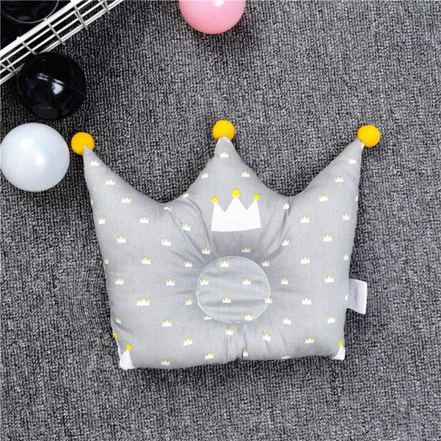 Newborn Baby Shaping Pillow Cute Crown Shape Backrest Cushion Anti-head Correction Bed Neck Support Pillows Baby Pillow Baby Bedding Air Mesh Organic Cotton Soft Baby Pillow Newborn Anti Flat Head Syndrome for Crib Cot Baby Pillow - ALLURELATION - 552, Baby Cotton U-shaped Pillow, Baby Highchair Stroller, Baby Nursing Cushion, Baby Pillow, Baby Pillow Car, Baby Pillow Car Belt, Baby Pillow Car Safety Belt, Baby Pillow Safety Belt, Back Cushion, Back Lumbar Support - Stevvex.com