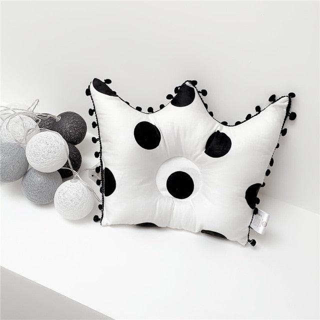 Newborn Baby Shaping Pillow Cute Crown Shape Backrest Cushion Anti-head Correction Bed Neck Support Pillows Baby Pillow Baby Bedding Air Mesh Organic Cotton Soft Baby Pillow Newborn Anti Flat Head Syndrome for Crib Cot Baby Pillow - ALLURELATION - 552, Baby Cotton U-shaped Pillow, Baby Highchair Stroller, Baby Nursing Cushion, Baby Pillow, Baby Pillow Car, Baby Pillow Car Belt, Baby Pillow Car Safety Belt, Baby Pillow Safety Belt, Back Cushion, Back Lumbar Support - Stevvex.com