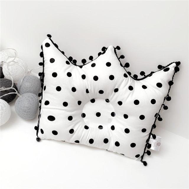 Newborn Baby Shaping Pillow Cute Crown Shape Backrest Cushion Anti-head Correction Bed Neck Support Pillows Baby Pillow Baby Bedding Air Mesh Organic Cotton Soft Baby Pillow Newborn Anti Flat Head Syndrome for Crib Cot Baby Pillow - ALLURELATION - 552, Baby Cotton U-shaped Pillow, Baby Highchair Stroller, Baby Nursing Cushion, Baby Pillow, Baby Pillow Car, Baby Pillow Car Belt, Baby Pillow Car Safety Belt, Baby Pillow Safety Belt, Back Cushion, Back Lumbar Support - Stevvex.com