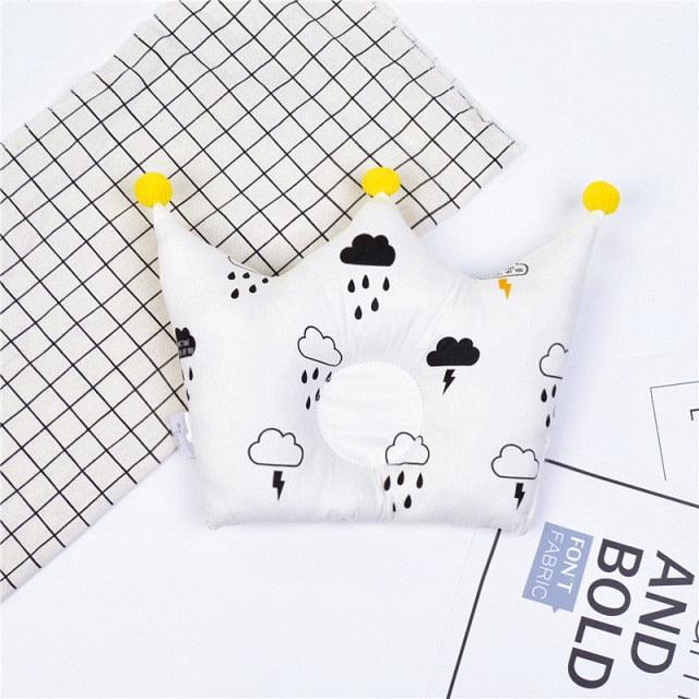 Newborn Baby Shaping Pillow Cute Crown Shape Backrest Cushion Anti-head Correction Bed Neck Support Pillows Baby Pillow Baby Bedding Air Mesh Organic Cotton Soft Baby Pillow Newborn Anti Flat Head Syndrome for Crib Cot Baby Pillow - ALLURELATION - 552, Baby Cotton U-shaped Pillow, Baby Highchair Stroller, Baby Nursing Cushion, Baby Pillow, Baby Pillow Car, Baby Pillow Car Belt, Baby Pillow Car Safety Belt, Baby Pillow Safety Belt, Back Cushion, Back Lumbar Support - Stevvex.com