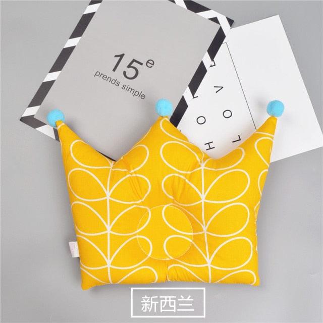Newborn Baby Shaping Pillow Cute Crown Shape Backrest Cushion Anti-head Correction Bed Neck Support Pillows Baby Pillow Baby Bedding Air Mesh Organic Cotton Soft Baby Pillow Newborn Anti Flat Head Syndrome for Crib Cot Baby Pillow - ALLURELATION - 552, Baby Cotton U-shaped Pillow, Baby Highchair Stroller, Baby Nursing Cushion, Baby Pillow, Baby Pillow Car, Baby Pillow Car Belt, Baby Pillow Car Safety Belt, Baby Pillow Safety Belt, Back Cushion, Back Lumbar Support - Stevvex.com