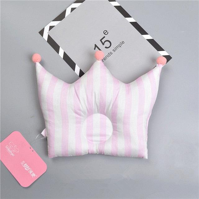Newborn Baby Shaping Pillow Cute Crown Shape Backrest Cushion Anti-head Correction Bed Neck Support Pillows Baby Pillow Baby Bedding Air Mesh Organic Cotton Soft Baby Pillow Newborn Anti Flat Head Syndrome for Crib Cot Baby Pillow - ALLURELATION - 552, Baby Cotton U-shaped Pillow, Baby Highchair Stroller, Baby Nursing Cushion, Baby Pillow, Baby Pillow Car, Baby Pillow Car Belt, Baby Pillow Car Safety Belt, Baby Pillow Safety Belt, Back Cushion, Back Lumbar Support - Stevvex.com