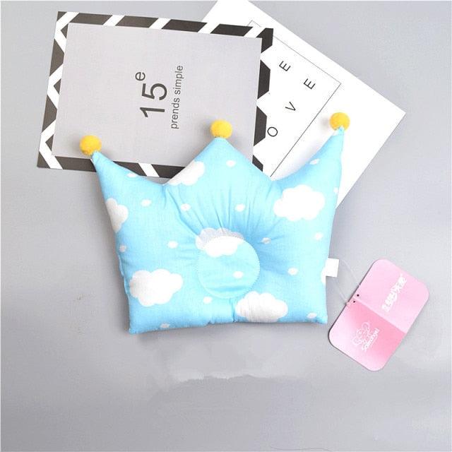 Newborn Baby Shaping Pillow Cute Crown Shape Backrest Cushion Anti-head Correction Bed Neck Support Pillows Baby Pillow Baby Bedding Air Mesh Organic Cotton Soft Baby Pillow Newborn Anti Flat Head Syndrome for Crib Cot Baby Pillow - ALLURELATION - 552, Baby Cotton U-shaped Pillow, Baby Highchair Stroller, Baby Nursing Cushion, Baby Pillow, Baby Pillow Car, Baby Pillow Car Belt, Baby Pillow Car Safety Belt, Baby Pillow Safety Belt, Back Cushion, Back Lumbar Support - Stevvex.com