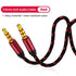 Nylon Braid 4 Poles 3.5MM Audio Aux Cable Jack For Headphone Speaker Line  Car PC Mp3 Mp4