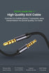 Nylon Braid 4 Poles 3.5MM Audio Aux Cable Jack For Headphone Speaker Line  Car PC Mp3 Mp4