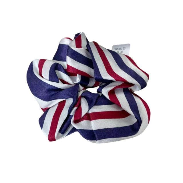 Oversized Scrunchies For Women Solid Headband Silk Rubber Bands Satin Elastic Ties Hair Accessories Ponytail Holder Accessories for Women Girls