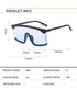 Oversized Shield Sunglasses for Women Men Square Rimless Fashion Shades Sunglasses For Women & Men Elegant Shades For Women Popular Oversized Festival Trendy Sunglasses For Men & Women