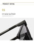 Oversized Shield Sunglasses for Women Men Square Rimless Fashion Shades Sunglasses For Women & Men Elegant Shades For Women Popular Oversized Festival Trendy Sunglasses For Men & Women