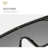 Oversized Shield Sunglasses for Women Men Square Rimless Fashion Shades Sunglasses For Women & Men Elegant Shades For Women Popular Oversized Festival Trendy Sunglasses For Men & Women