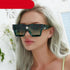 Oversized Square Rimless Shades UV400 Shape Sunglasses For Women New Fashionable New Big Frame Sun Glasses for Female New Latest Attractive Large Flat Top Eyewear For  Unisex