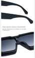 Oversized Square Rimless Shades UV400 Shape Sunglasses For Women New Fashionable New Big Frame Sun Glasses for Female New Latest Attractive Large Flat Top Eyewear For  Unisex