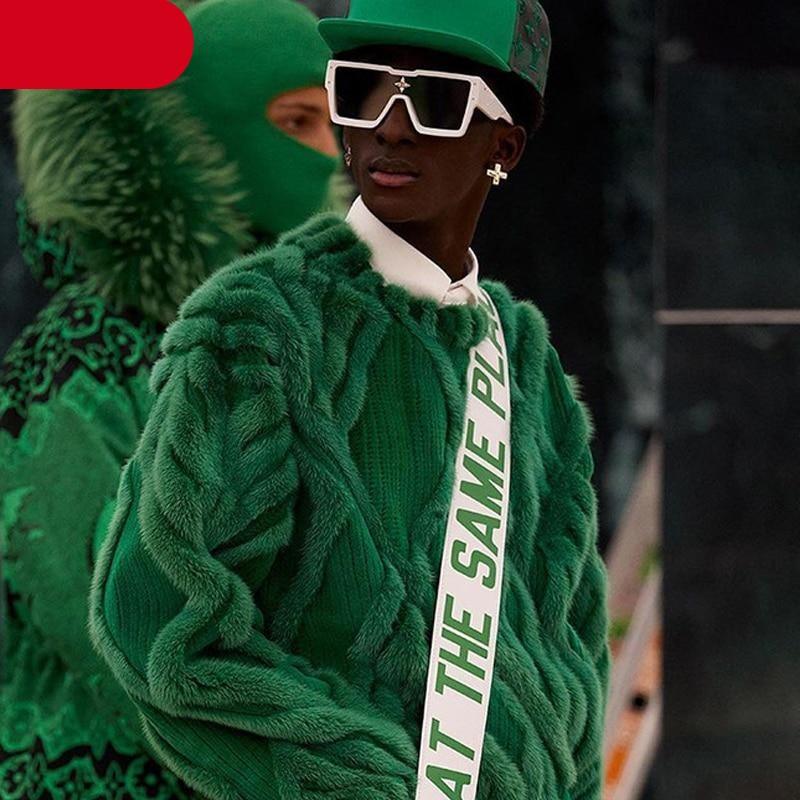 Oversized Square Shape Sunglasses For Women & Men New  Luxury Design Sun Glasses For Female New Fashionable  Large Frame Silver Mirror Eyewear