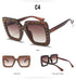 Oversized Sunglasses Square Diamond Sunglasses Women Retro Sunglasses Luxury & Diamond Square Shape Sunglasses For Women Branded Attractive Any Size Crystal Sun Glasses For Ladies Gradient Classic Mirror & Decent Shades
