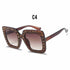 Oversized Sunglasses Square Diamond Sunglasses Women Retro Sunglasses Luxury & Diamond Square Shape Sunglasses For Women Branded Attractive Any Size Crystal Sun Glasses For Ladies Gradient Classic Mirror & Decent Shades