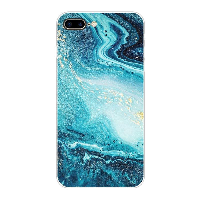 Painted Flowers Designed for Women Men Gel Rubber Full Body Protection Shockproof Drop Protection Cover For iPhone 5S 5 S SE Case Cover iPhone 6 6S 7 8 Plus X XS Cute Minnie Silicone Phone Cover Case For iphone 7