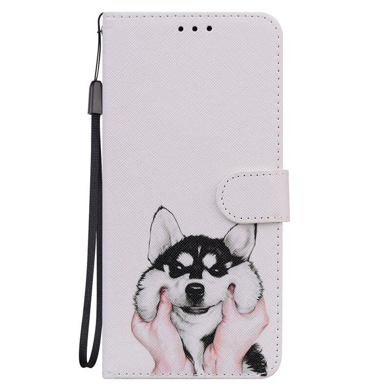 Painted Wallet Card Leather Flip Cover for Xiaomi Redmi10C 10 C 10A Phone Case Cute Colorful Painted Premium PU Leather Flip Cover with Card Holder Phone Case for Xiaomi