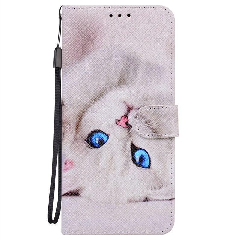 Painted Wallet Card Leather Flip Cover for Xiaomi Redmi10C 10 C 10A Phone Case Cute Colorful Painted Premium PU Leather Flip Cover with Card Holder Phone Case for Xiaomi