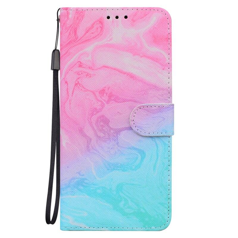 Painted Wallet Card Leather Flip Cover for Xiaomi Redmi10C 10 C 10A Phone Case Cute Colorful Painted Premium PU Leather Flip Cover with Card Holder Phone Case for Xiaomi