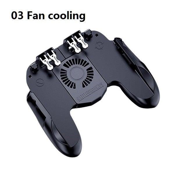 Perfect 6 Finger All-in-One Mobile Game Triggers Controller For Smartphones Mobile Along With Cooling Fan - STEVVEX Game - 221, 6 fingers all in one, All in one game, all in one game controller, compatible with mobile phone, controller for mobile, Controller For Mobile Phone, cooling fan available, cooling fan copatible, game, Game Controller, game pad for phone, Game Pads for mobile, joystick, portable game pad, Quality Game Pad, Simple Controller, Simple Game Controller, trigger mobile game - Stevvex.com