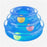 Pet Cat Toy Training Amusement Plate Kitten Tower Tracks Disc Cat Intelligence Amusement Triple Disc tumbler  Fish Animal Toy For Small Dogs Wiggle Fish Catnip Toys Motion Kitten Toy Plush Interactive Cat Toys for Cat Exercise