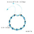 Pinky Promise Blue Bracelet Sets Colorful Crystal Bead Rope Chain Lucky Couple Bracelets Colorful Eye Bracelets Handmade Braided Rope Bracelets For Women Friendship Charm Jewelry