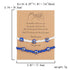 Pinky Promise Blue Bracelet Sets Colorful Crystal Bead Rope Chain Lucky Couple Bracelets Colorful Eye Bracelets Handmade Braided Rope Bracelets For Women Friendship Charm Jewelry