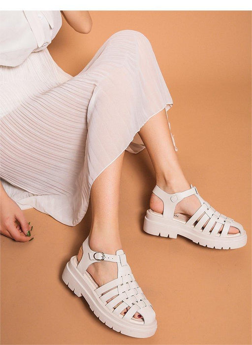 Platform Women's Sandals Summer Fashion Women Beach Classic Sandal Comfortable Beach  Pool Platforms Sandals With Buckle Open Toe Ankle Strap Thick-Soled Casual Women's Shoes