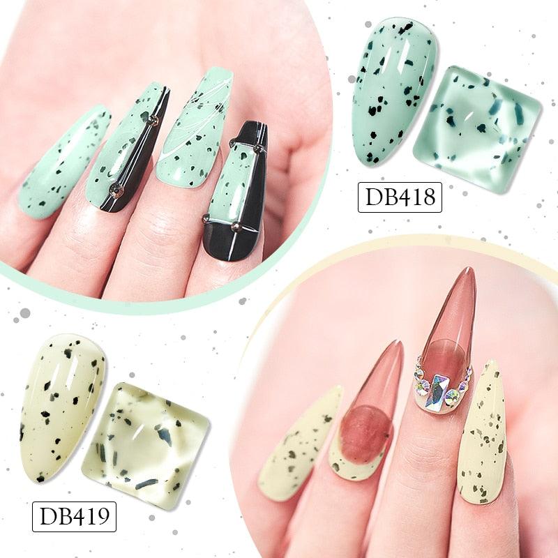 TREND Popular Luxury Interesting Nail Gel Nail Polish Permanent Jelly Eggshell Gel Polish Luxury Eggshell Design For Womens and Girls