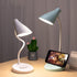 Portable USB Rechargeable LED Folding Desk Lamp Eye Protection Touch Dimming Working Reading Table Lamp  For Book Bed Office Decorative Table Lamp Cute Study Lamps for Bedroom Décor
